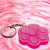 Glitzernde Pfötchen Glücksbringer – Bild 2
