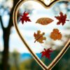 Herbstblatt Romantik Anhänger – Bild 4