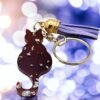 Charmant Glitzerkatze Schlüsselanhänger
