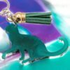 Faszinierend Smaragdkatze Schlüsselanhänger – Bild 3